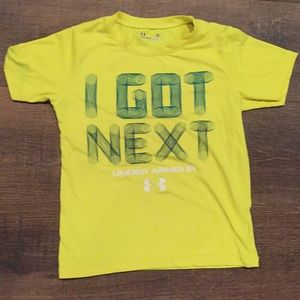 Boys Under Armour Shirt Size 5.